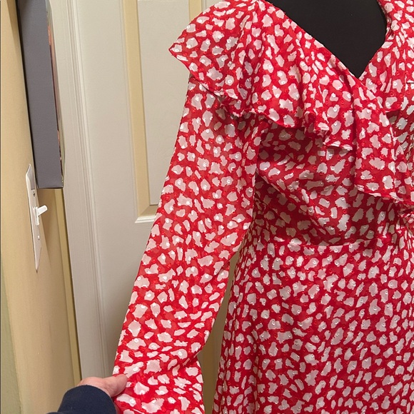 Free People Red and White Dress - Picture 3 of 5